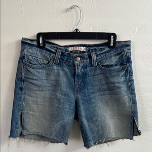 J Brand Faded Blue Denim Cutoff Shorts